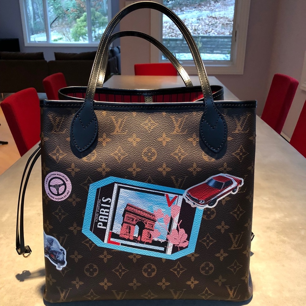 Louis Vuitton Limited Edition Neverfull Worldtour
